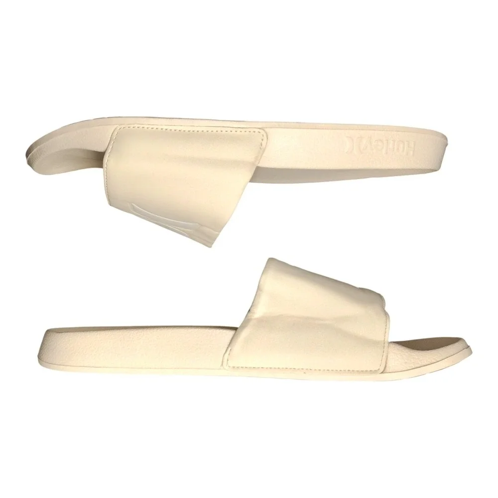 Hurley‎ Icon Slide Sandals Mens US Size 12 White Summer Comfort Open Toe Slip On